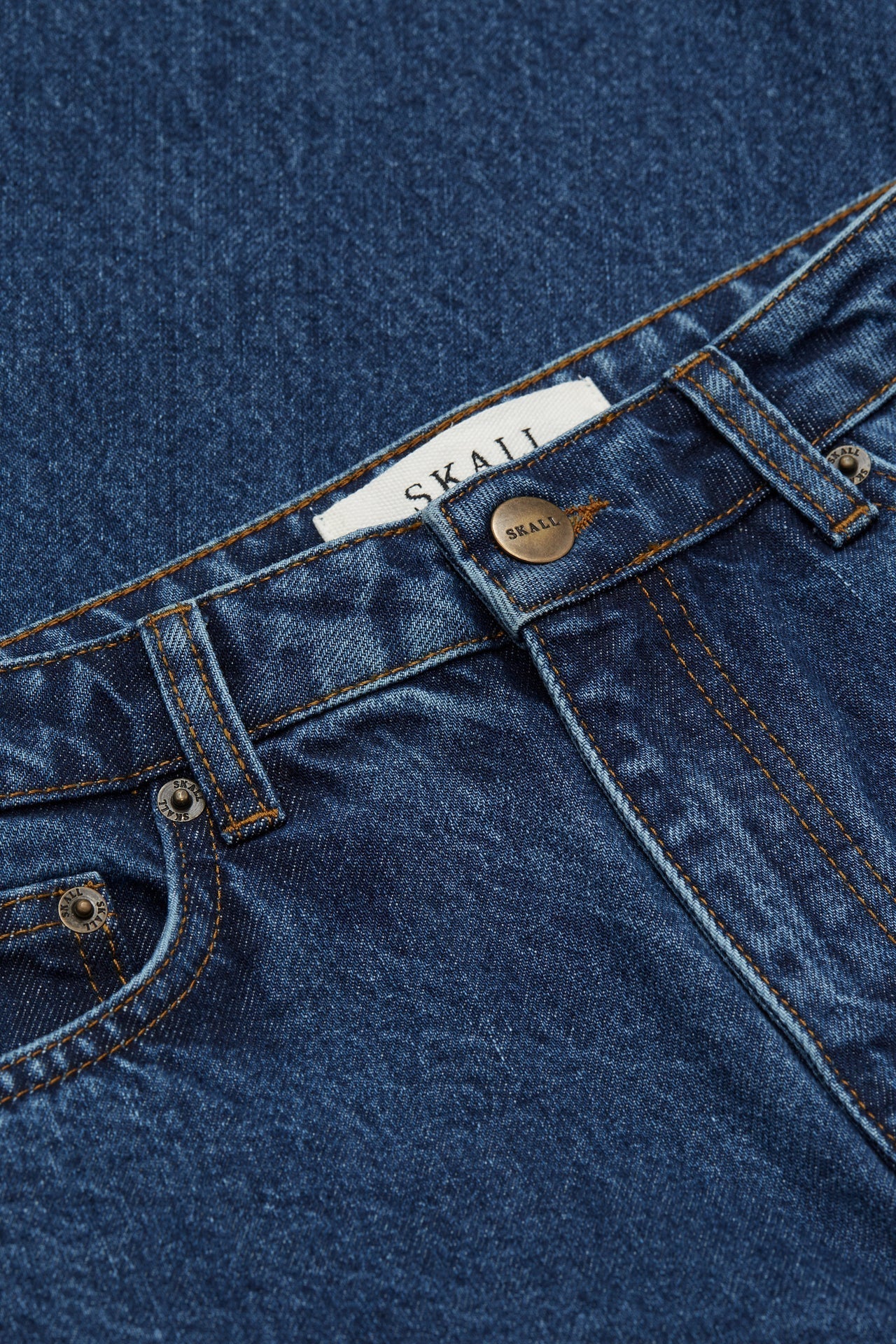 Allison cropped jeans - Mid blue