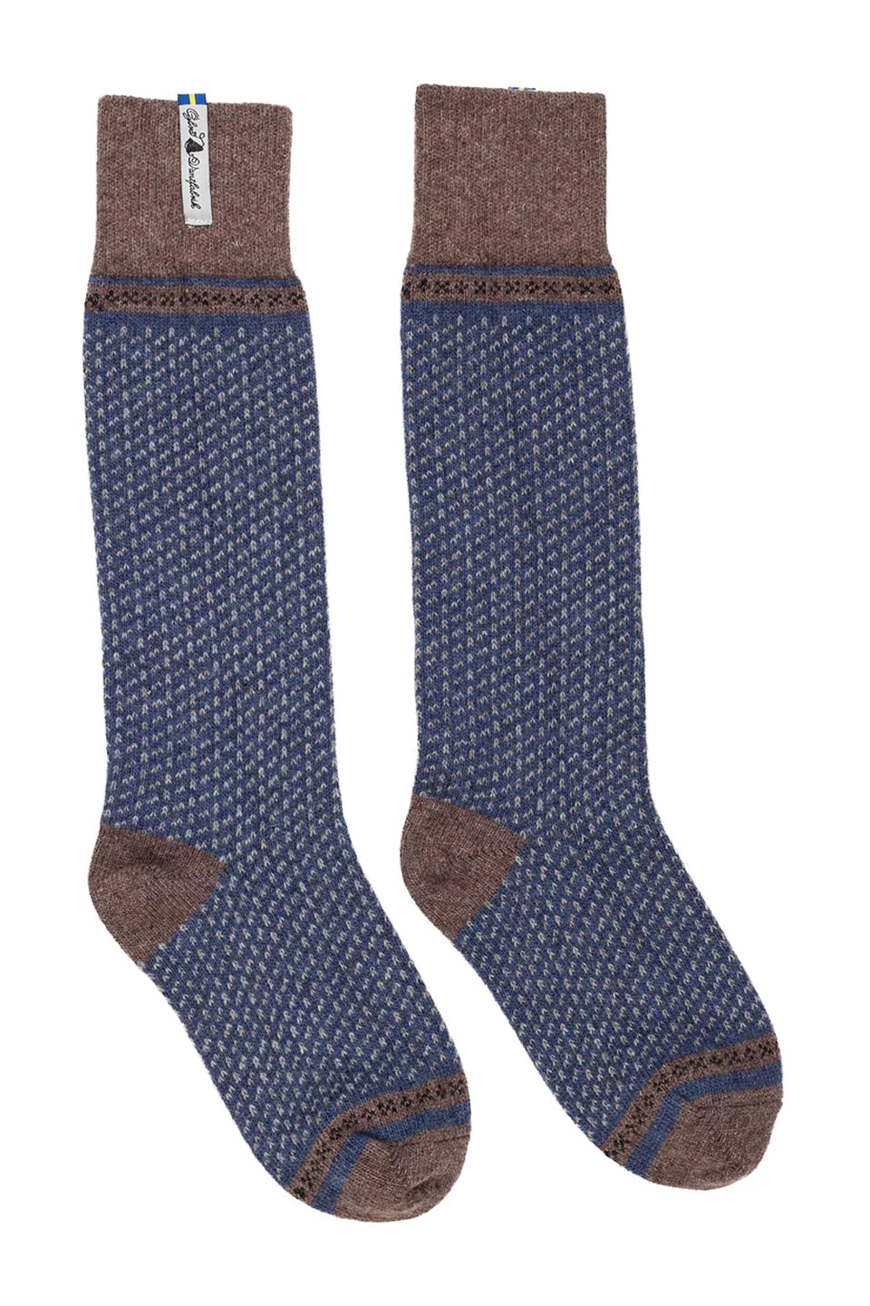 Wool Socks, Skaftö Marin - Öjbro Vantfabrik