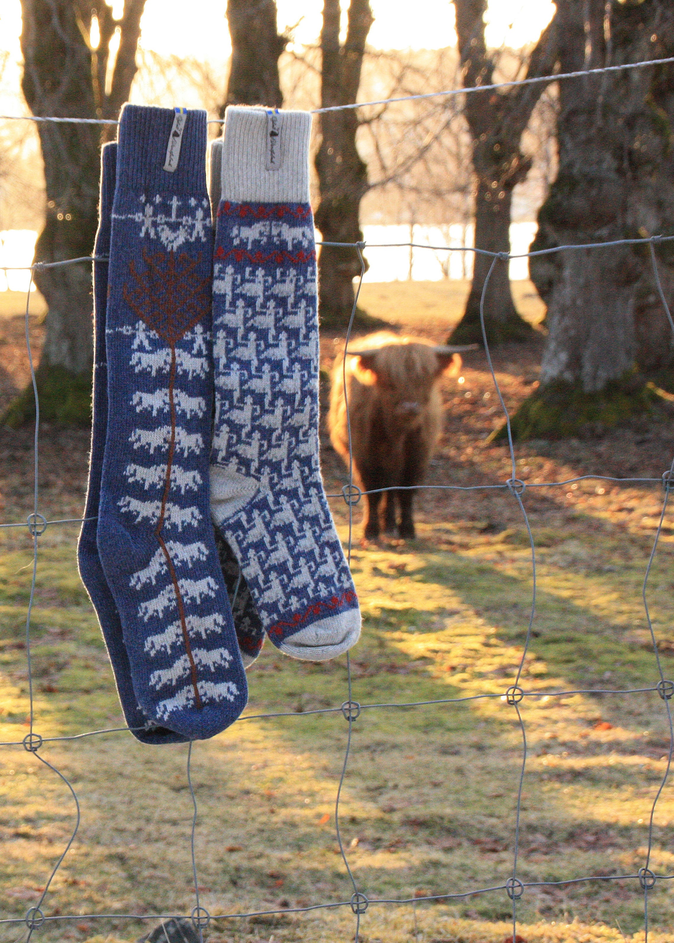 Wool Socks, Yggdrasil Livtrånad - Öjbro Vantfabrik