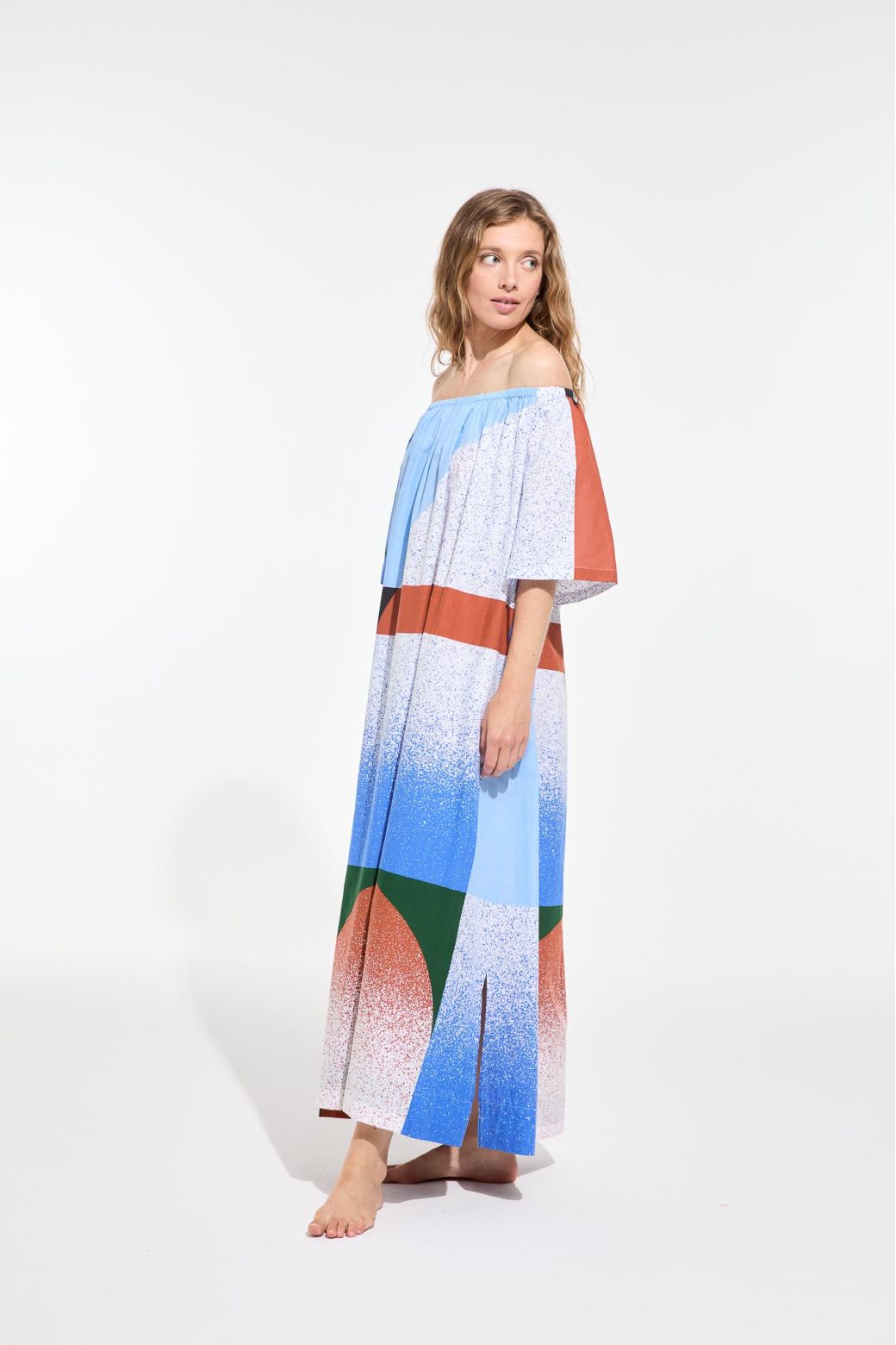 Palao Sunrise Dress, Blue