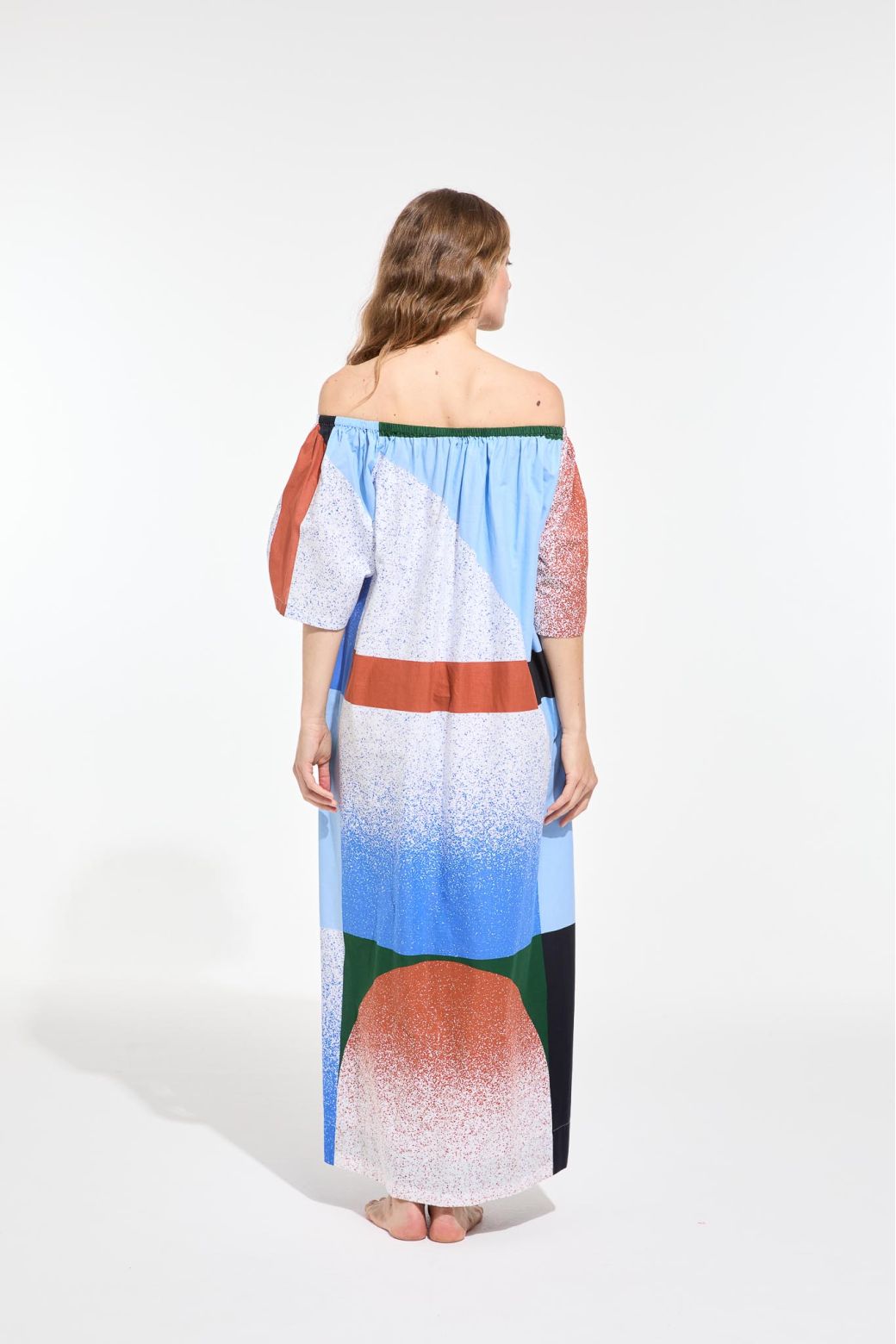 Palao Sunrise Dress, Blue
