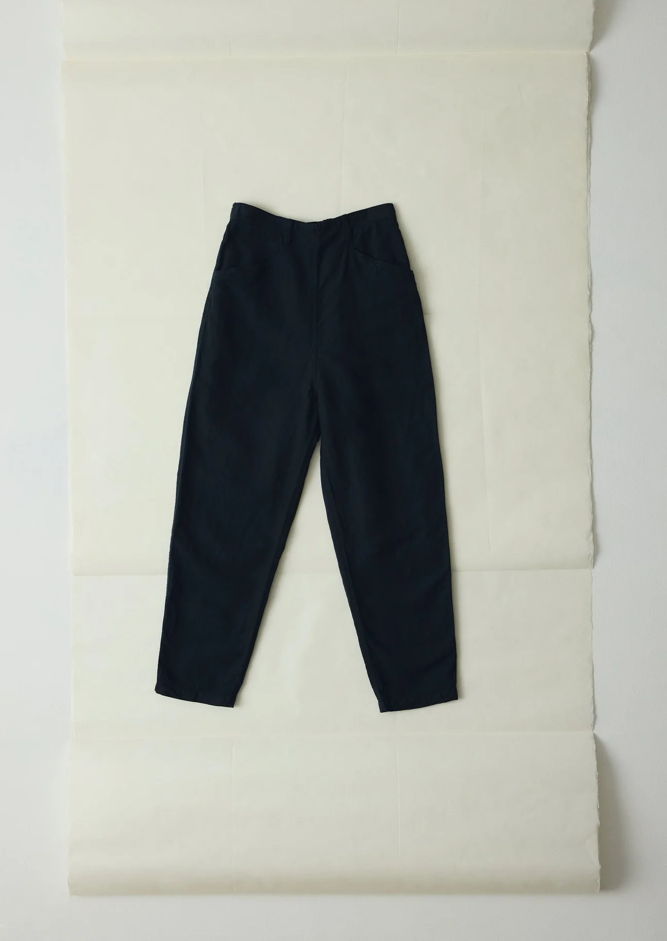 toast womens black linen trousers 