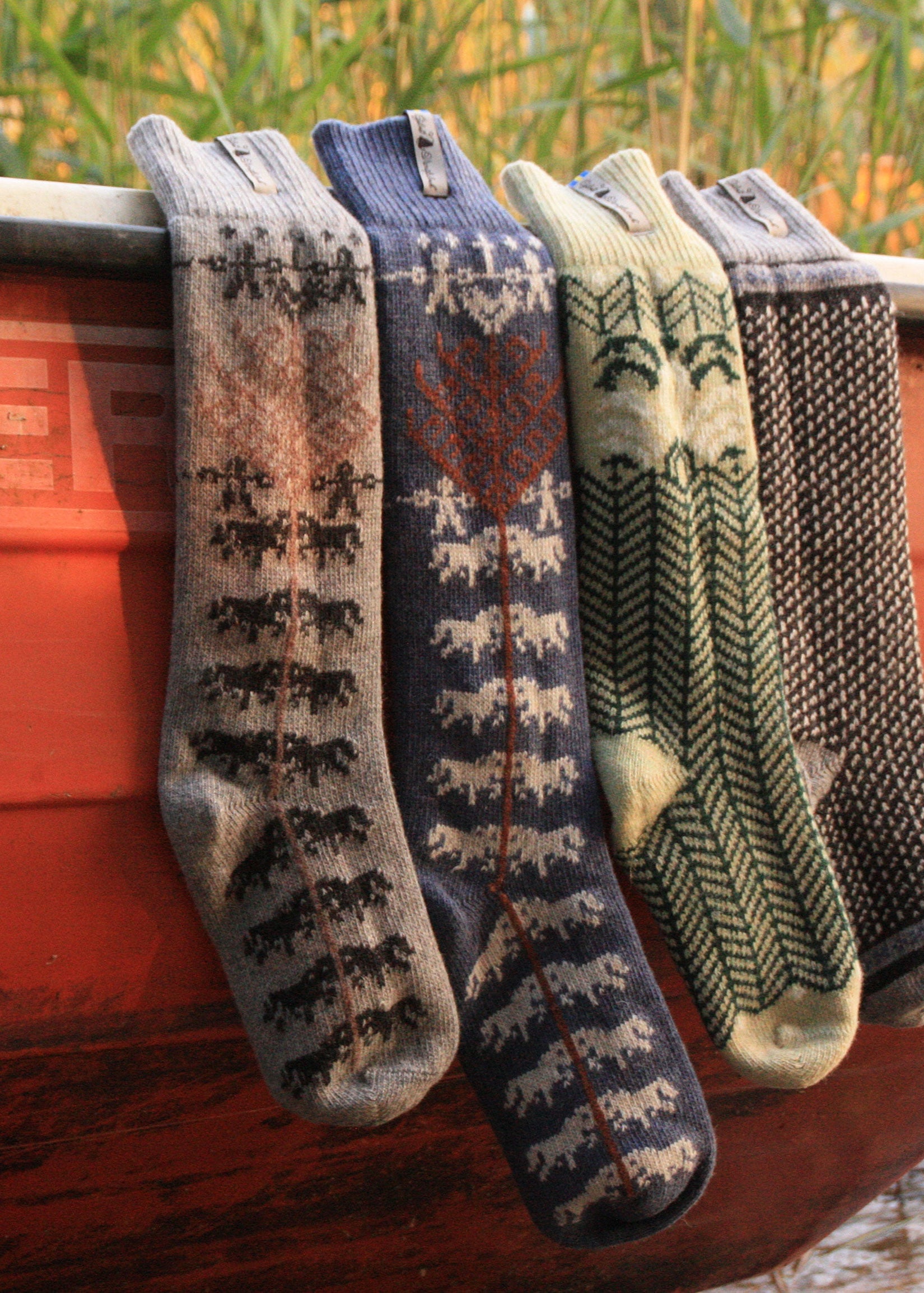 Wool Socks, Yggdrasil Livtrånad - Öjbro Vantfabrik